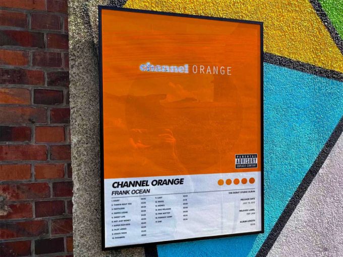 Frank Ocean &Quot;Channel Orange&Quot; Album Cover Poster 10
