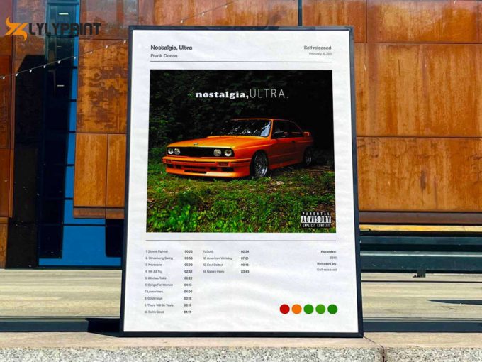 Frank Ocean &Amp;Quot;Nostalgia, Ultra&Amp;Quot; Album Cover Poster 1