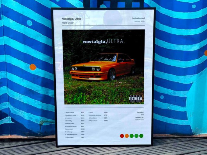 Frank Ocean &Quot;Nostalgia, Ultra&Quot; Album Cover Poster 2