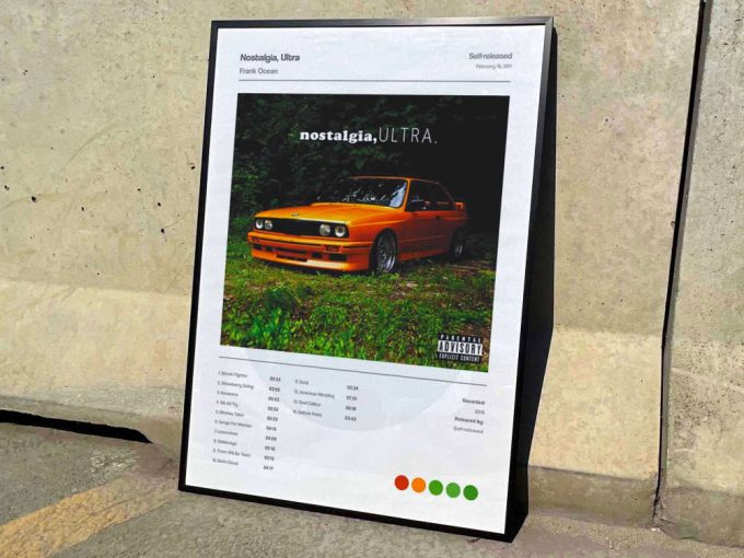 Frank Ocean &Quot;Nostalgia, Ultra&Quot; Album Cover Poster 3