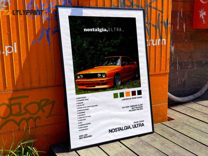 Frank Ocean &Amp;Quot;Nostalgia, Ultra&Amp;Quot; Album Cover Poster 1