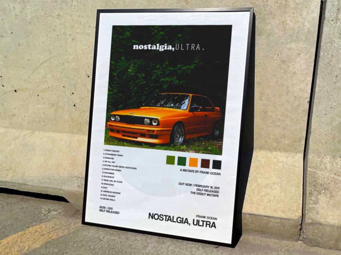 Frank Ocean &Quot;Nostalgia, Ultra&Quot; Album Cover Poster 3