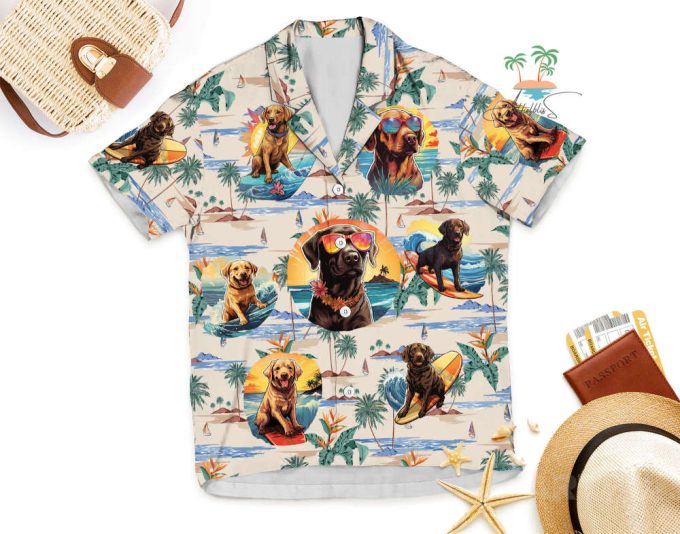 Funny Labrador Beach Life Hawaiian Shirt 6