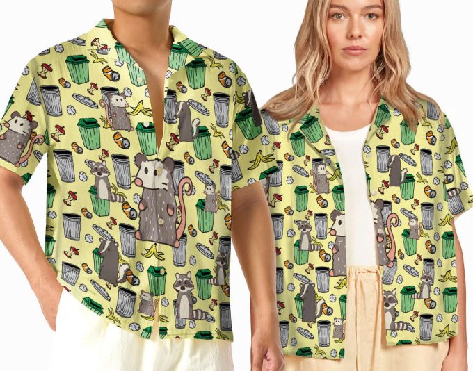 Funny Raccoon Hawaiian Shirt, Raccoon Summer Hawaiian Shirt 2