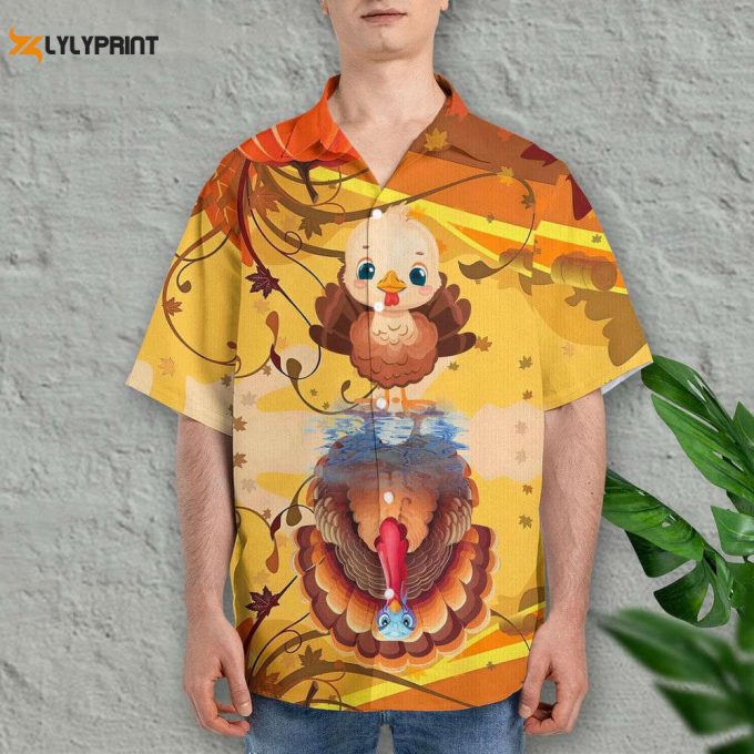 Funny Turkey Thanksgiving Hawaiian Shirt 1