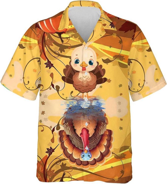 Funny Turkey Thanksgiving Hawaiian Shirt 3