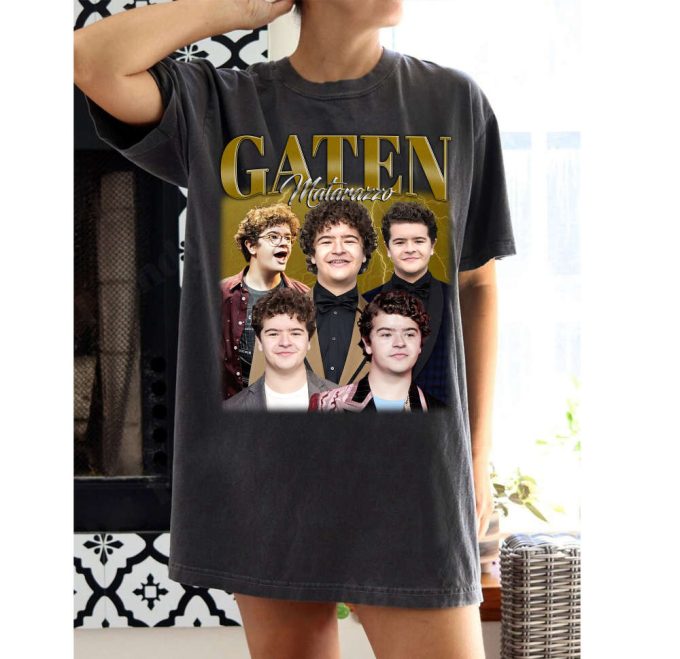 Gaten Matarazzo T-Shirt Gaten Matarazzo Shirt Gaten Matarazzo Tees Gaten Matarazzo Sweater Casual Shirt College Shirt Character Shirt 2