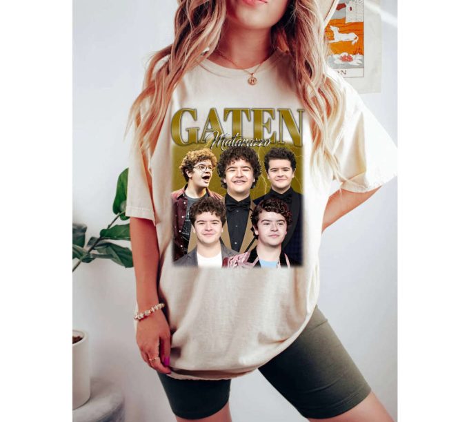 Gaten Matarazzo T-Shirt Gaten Matarazzo Shirt Gaten Matarazzo Tees Gaten Matarazzo Sweater Casual Shirt College Shirt Character Shirt 3