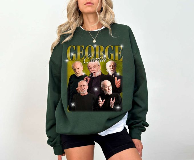 George Carlin T-Shirt George Carlin Shirt George Carlin Tees George Carlin Sweater Casual Shirt College Shirt Character Shirt 4