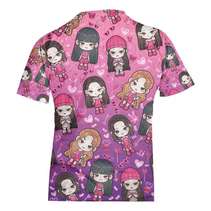 Gi-Dle Kpop Hawaiian Shirt, Gi-Dle I Am Free-Ty World Tour Hawaiian 3