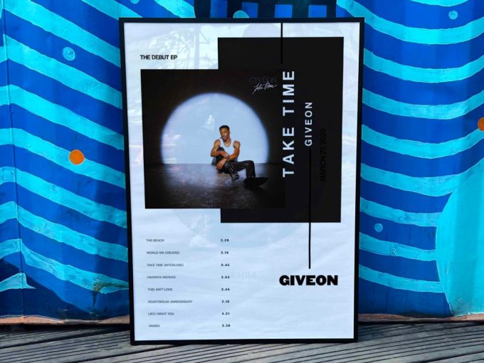 Giveon &Quot;Take Time&Quot; Album Cover Poster 2