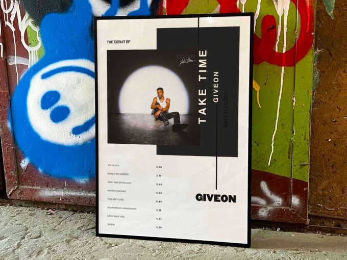 Giveon &Quot;Take Time&Quot; Album Cover Poster 3