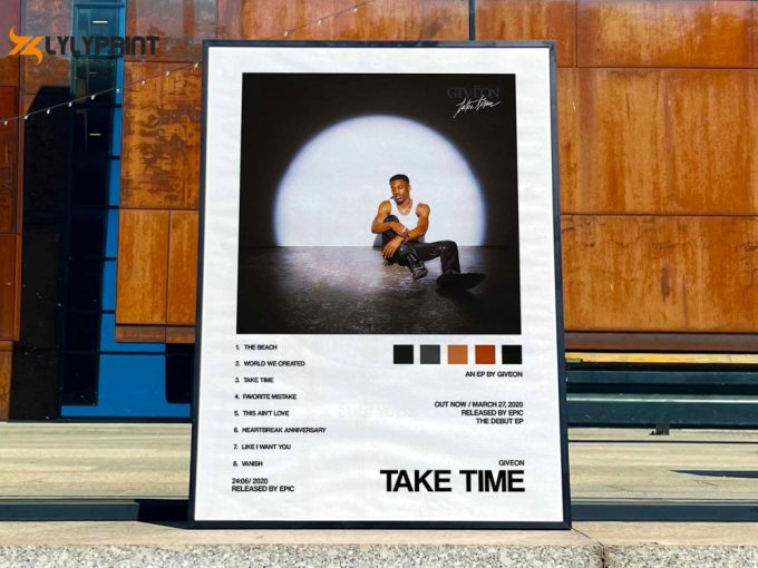 Giveon &Amp;Quot;Take Time&Amp;Quot; Album Cover Poster 1