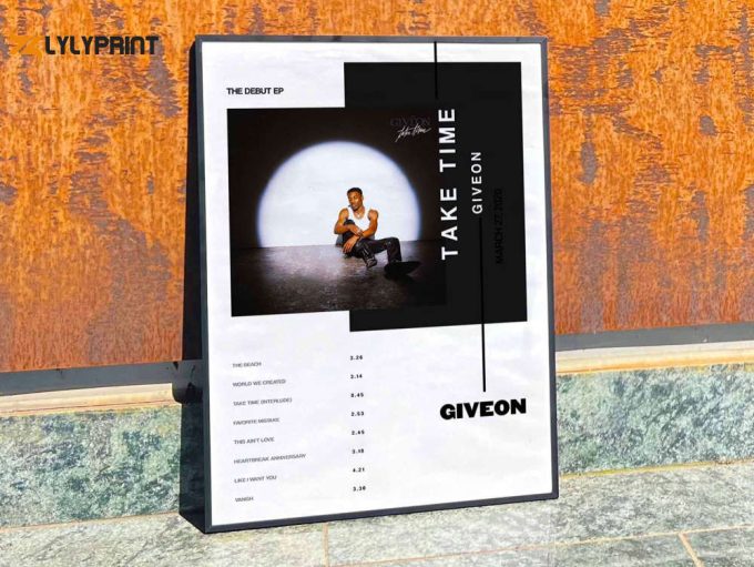 Giveon &Amp;Quot;Take Time&Amp;Quot; Album Cover Poster 1