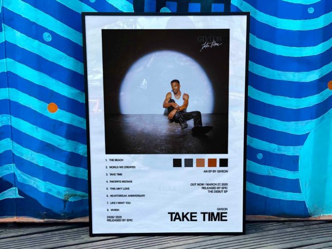 Giveon &Quot;Take Time&Quot; Album Cover Poster 2