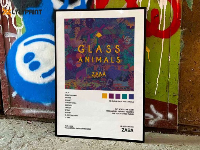 Glass Animals &Amp;Quot;Zaba&Amp;Quot; Album Cover Poster #2 1