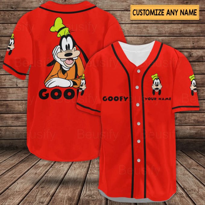 Goofy Baseball Jersey, Goofy Shirt, Goofy Jersey 7