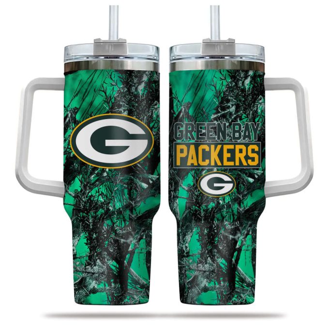 Green Bay Packers Nfl Hunting Personalized Stanley Tumbler 40Oz