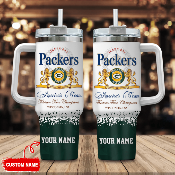 Green Bay Packers Personalized Nfl Champions Modelo 40Oz Stanley Tumbler 2