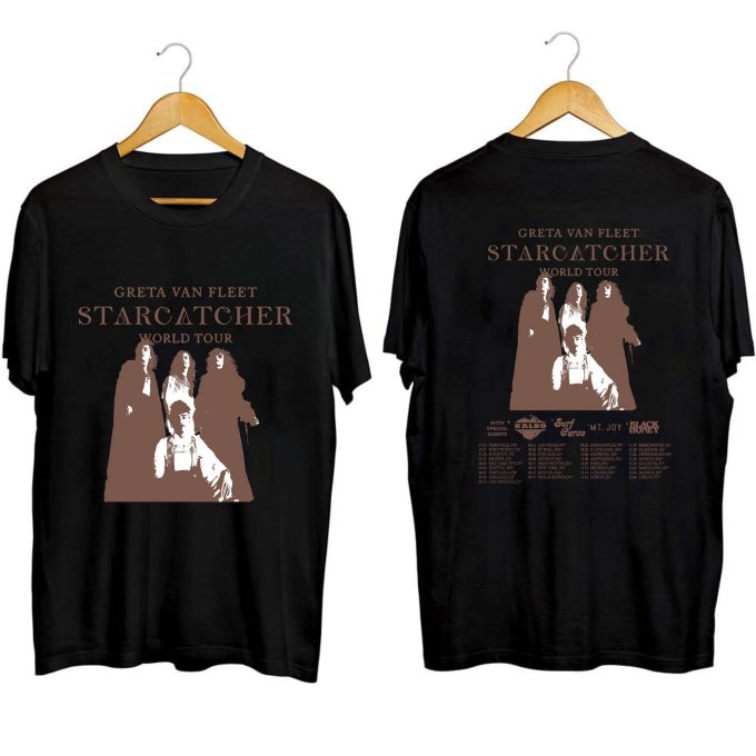 Get Your Greta Van Fleet 2023 Tour Shirt: Starcatcher World Tour Fan Tee! 2