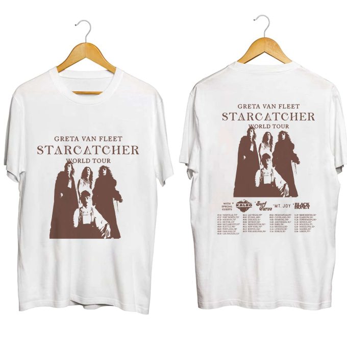 Get Your Greta Van Fleet 2023 Tour Shirt: Starcatcher World Tour Fan Tee! 1