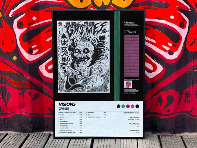 Grimes &Quot;Visions&Quot; Album Cover Poster #6 2