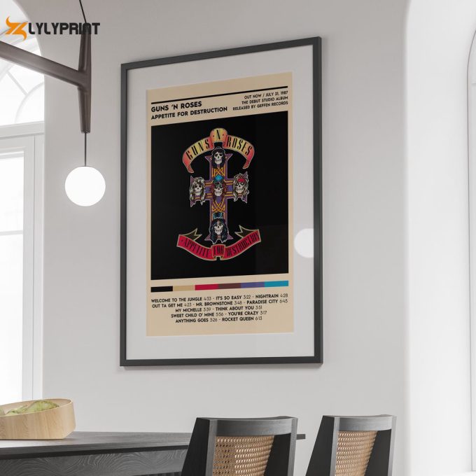 Guns N' Roses - Appetite For Destruction Album Poster 2