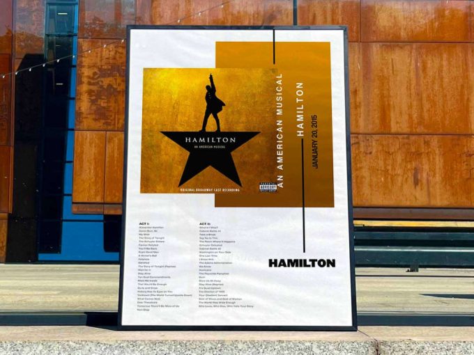 Hamilton &Quot;An American Musical&Quot; Album Cover Poster #3 2