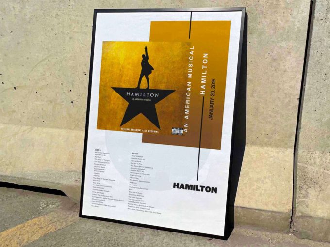 Hamilton &Quot;An American Musical&Quot; Album Cover Poster #3 3