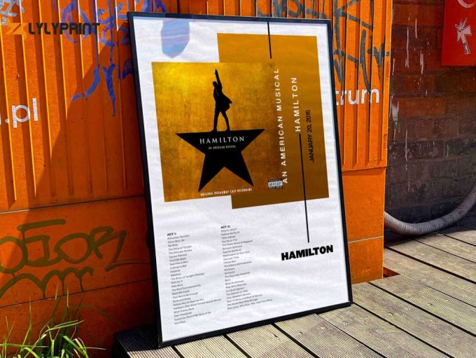 Hamilton &Amp;Quot;An American Musical&Amp;Quot; Album Cover Poster #3 1