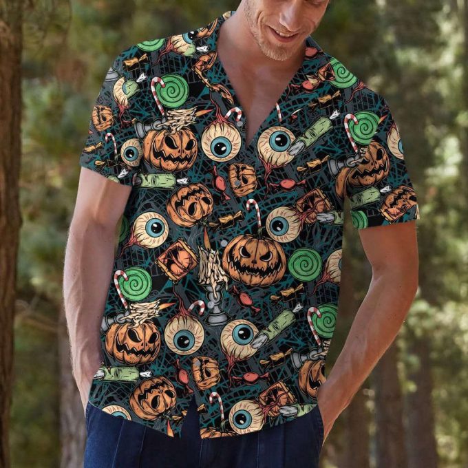 Horror Halloween Hawaiian Shirt, Horror Aloha Shirt 5