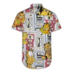 Hot Garfield Cotton Hawaiian Shirt