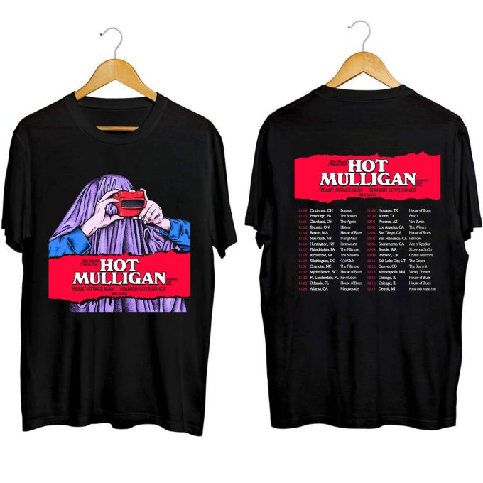 Hot Mulligan - Why Would I Watch Tour 2023 Shirt, Hot Mulligan 2023 Band Fan Shirt, Hot Mulligan 2023 Concert Shirt, Why Would I Watch Tee 1