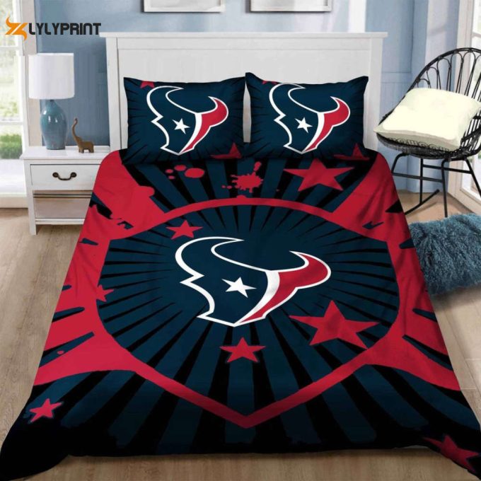 Houston Texans Duvet Cover Bedding Set Gift For Fans 1