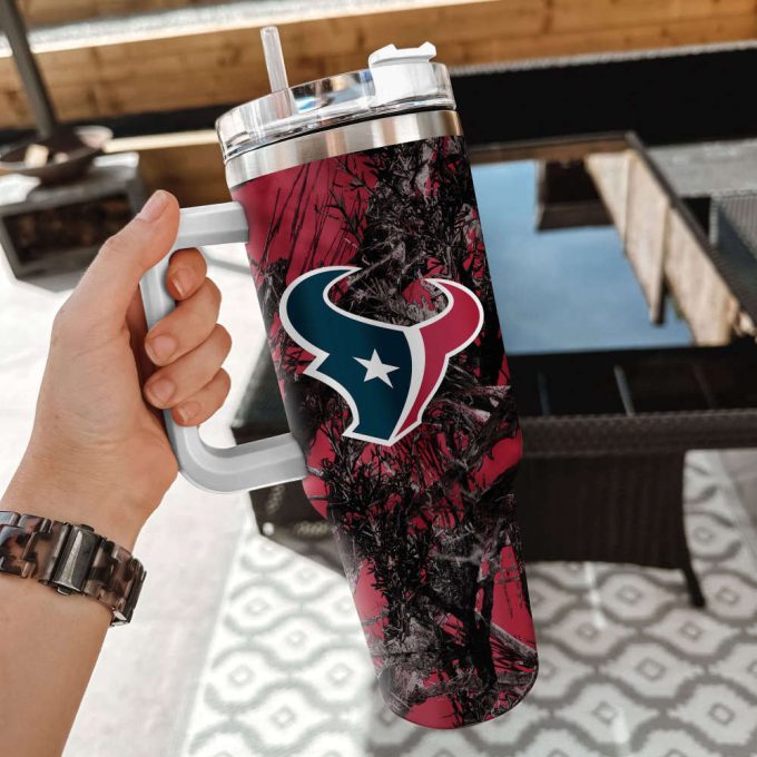 Houston Texans Nfl Hunting Personalized Stanley Tumbler 40Oz 3