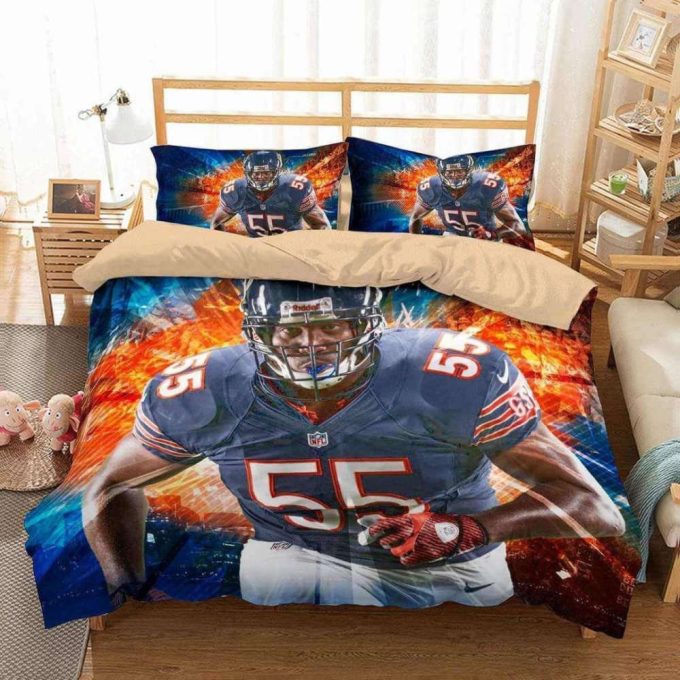 Hroniss Grasu Chicago Bears Duvet Cover Bedding Set Gift For Fans 2024 Bd347 2