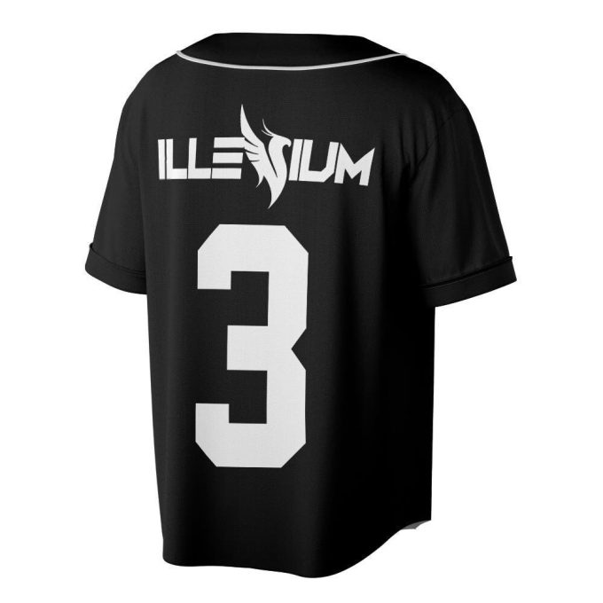 Illenium Music Baseball Jersey, Dj Live World Tour 2023 Shirt 3