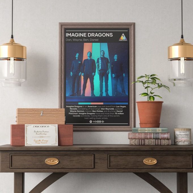 Imagine Dragons Poster, Music Lover Poster, Home Decor 5