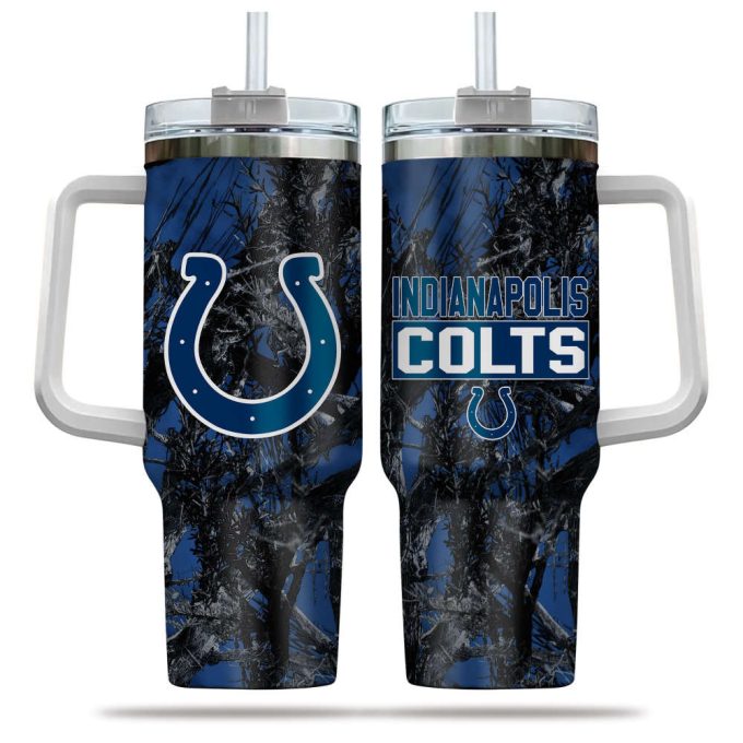 Indianapolis Colts Nfl Hunting Personalized Stanley Tumbler 40Oz 2