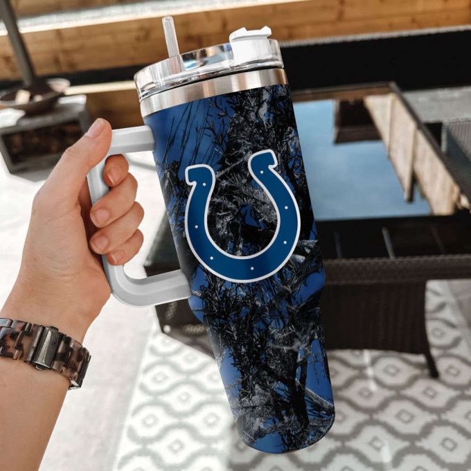 Indianapolis Colts Nfl Hunting Personalized Stanley Tumbler 40Oz 3