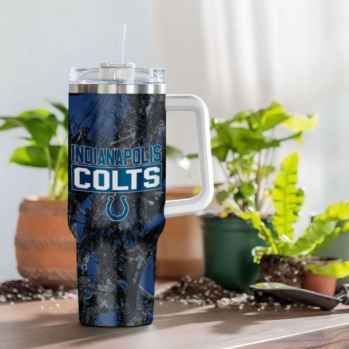 Indianapolis Colts Nfl Hunting Personalized Stanley Tumbler 40Oz 5