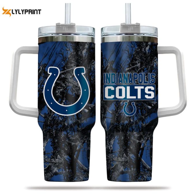 Indianapolis Colts Nfl Hunting Personalized Stanley Tumbler 40Oz 1