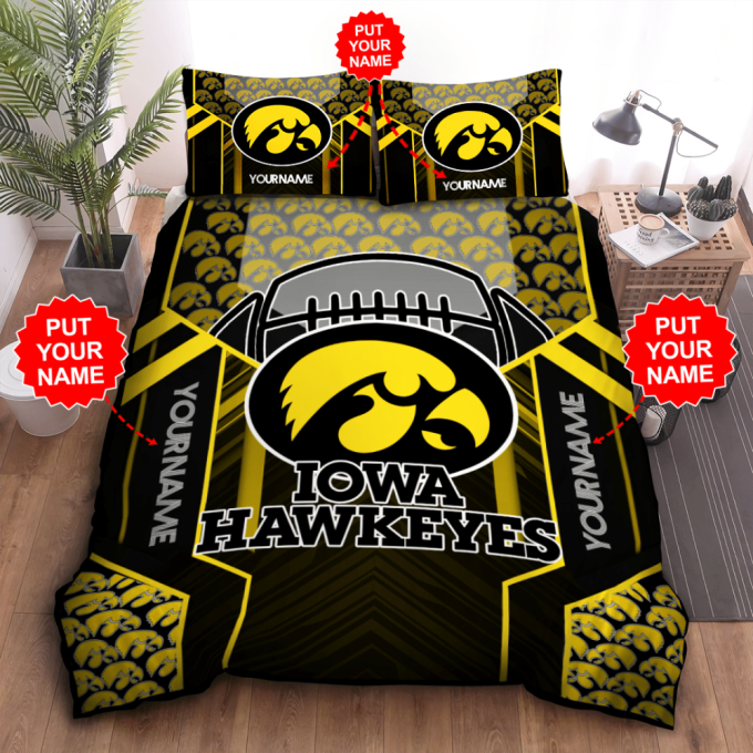 Iowa Hawkeyes Duvet Cover Bedding Set - Show Your Team Spirit! 2