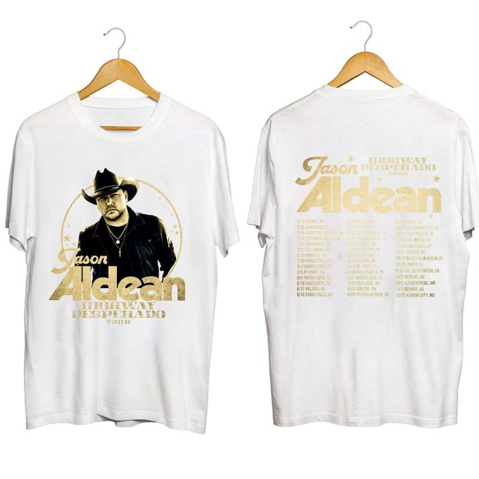 Jason Aldean Highway Desperado Tour 2023 Shirt Fan &Amp; Country Music Tee 2