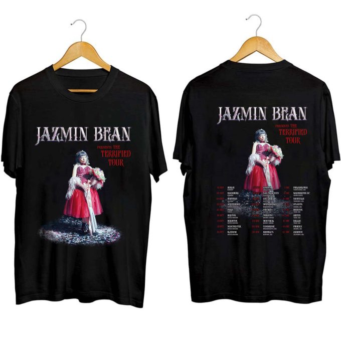 Jazmin Bean Terrified Tour 2023 Shirt: Fan Concert Tee 1