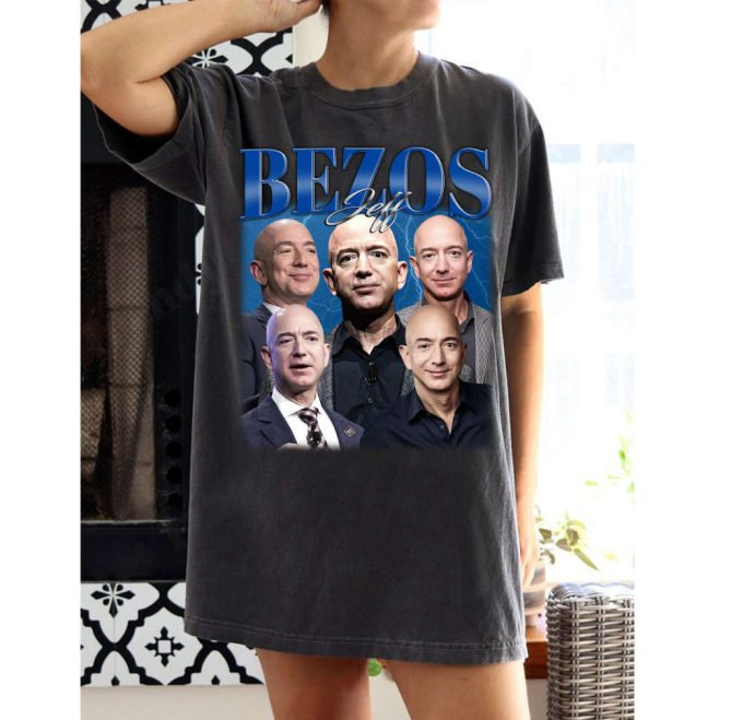 Jeff Bezos T-Shirt Jeff Bezos Shirt Jeff Bezos Tees Jeff Bezos Sweater Casual T-Shirt Shirt Adult T-Shirt Character Shirt 2