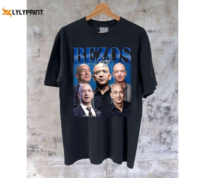 Jeff Bezos T-Shirt Jeff Bezos Shirt Jeff Bezos Tees Jeff Bezos Sweater Casual T-Shirt Shirt Adult T-Shirt Character Shirt 1