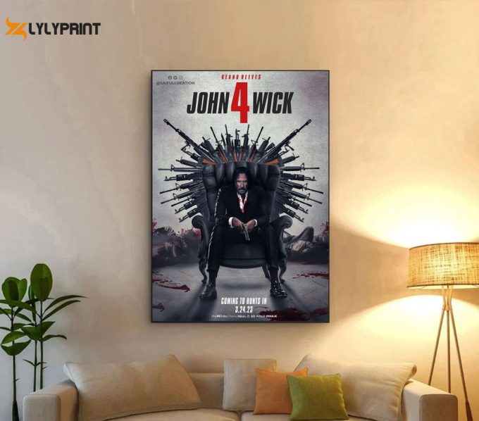 John Wick 4 Poster, John Wick Chapter 4 Poster, John Wick 4 2023 Coming Soon Poster 1