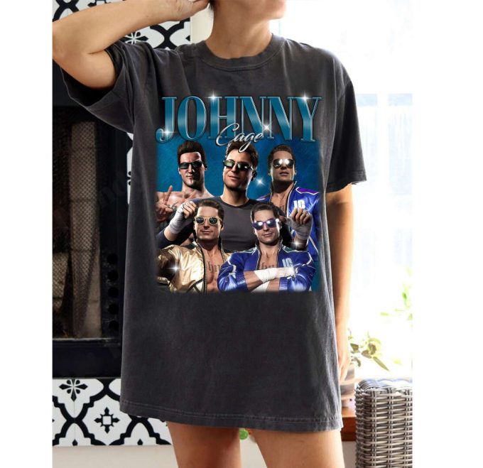 Johnny Cage T-Shirt Johnny Cage Shirt Johnny Cage Tees Johnny Cage Sweater Trendy T-Shirt Classic T-Shirt Vintage Shirt Gifts Men 2