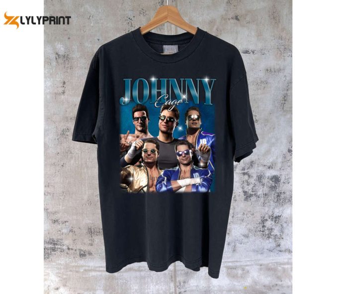 Johnny Cage T-Shirt Johnny Cage Shirt Johnny Cage Tees Johnny Cage Sweater Trendy T-Shirt Classic T-Shirt Vintage Shirt Gifts Men 1